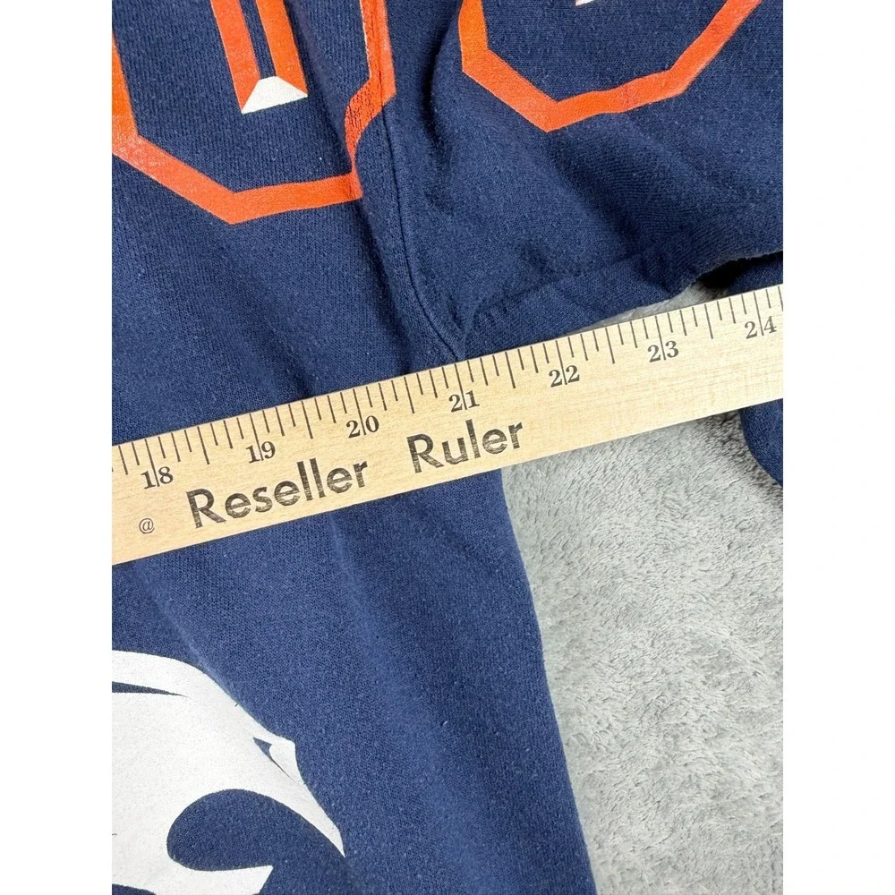 Vtg 1998 Denver Broncos Football Sweatshirt Navy NFL Crewneck Mens M